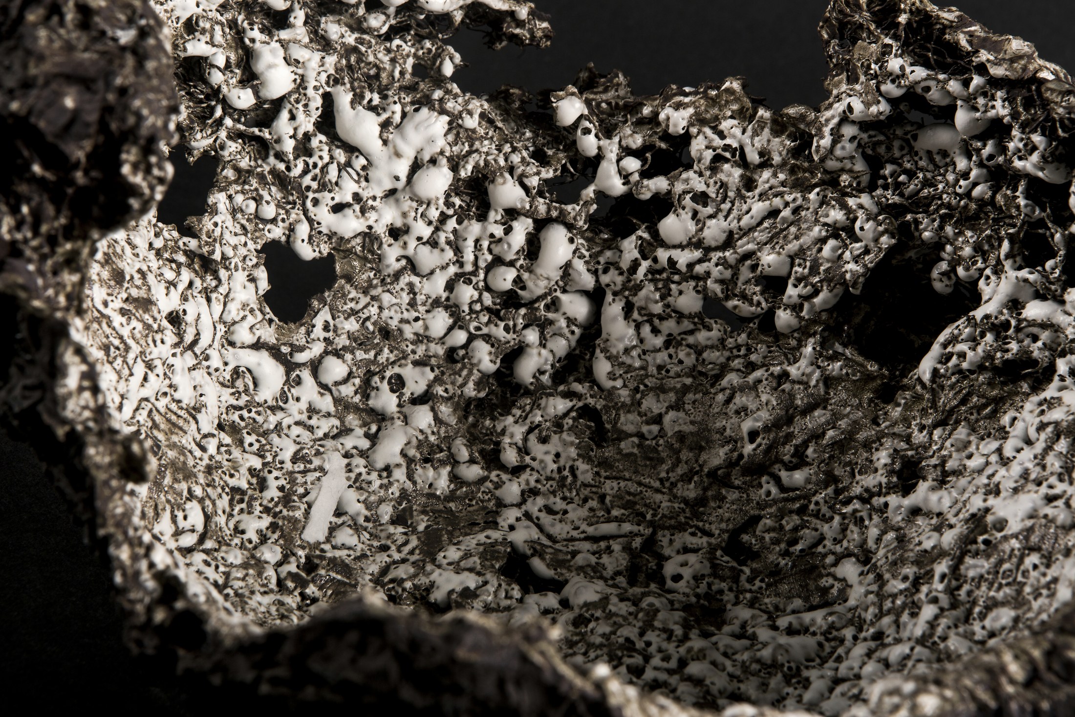 Detall de superfície ceràmica mineral